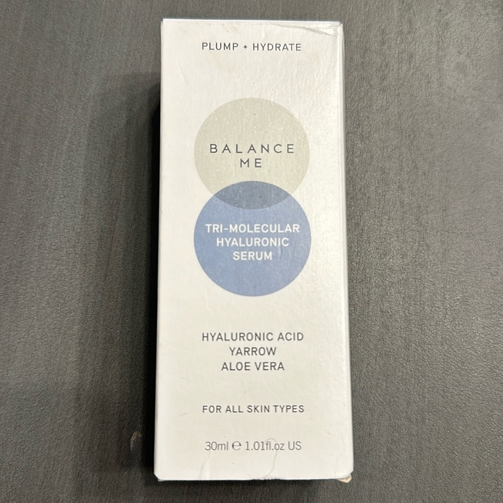 NEW - BALANCE ME - PLUMP + HYDRATE TRI-MOLECULAR